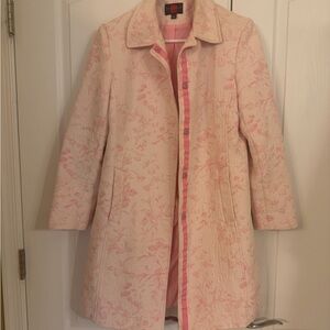 Gallery beautiful & Classy Pink Floral Trench Coat